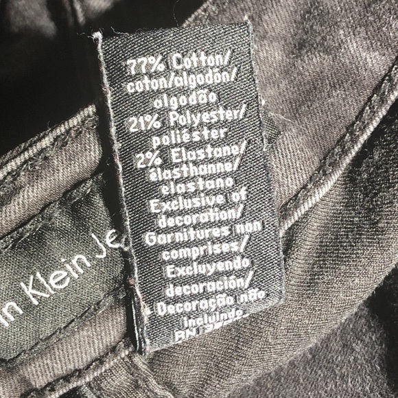 CALVIN KLEIN black jeggings - Picture 7 of 7